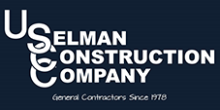 U Selman Construction Company logo design